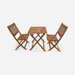 Gartentisch Bistro Rundrohr 2-Sitzer, Bohémia, 1 Tisch, 2 Stühle 60 x 60 x 72 cm Photo7