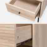 Table de chevet, Braga, un tiroir, un espace de rangement, L 45 x l 39,5 x H 55,5cm Photo7