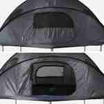 Trampoline 370 bleu avec pack d'accessoires + tente de camping Photo5