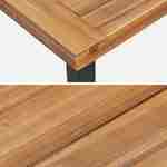 Table intérieur / extérieur Santana en bois et métal 6 places, 150cm Photo6