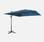 Uitgezette vierkante parasol 3x3m top-of-the-range | Alice's Garden