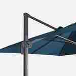 Rechteckiger Sonnenschirm 3x4m - Wimereux - Entenblau -  Sonnenschirm in 5 Positionen neigbar, um 360° drehbar Photo7