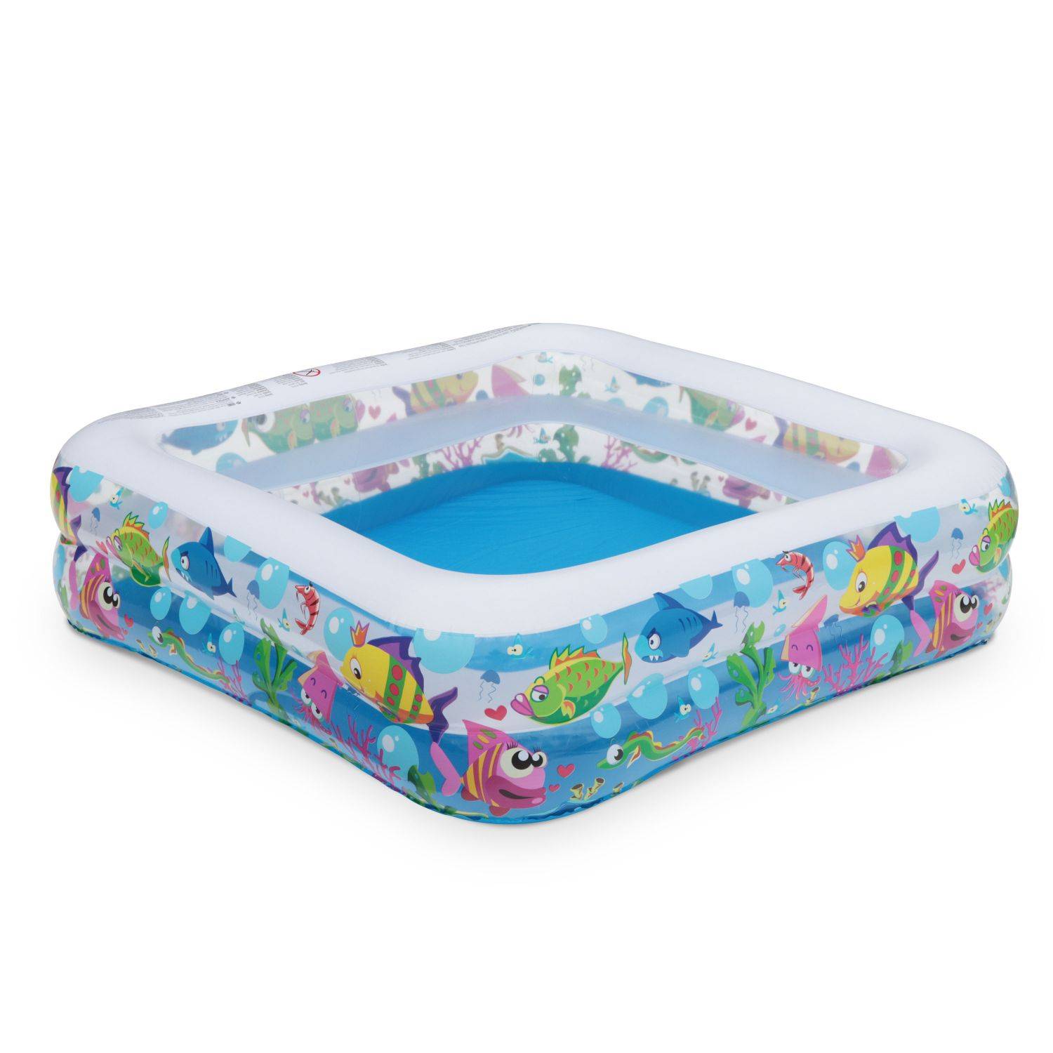 Aquarium Zwembad opblaasbaar voor kinderen AQUARIUM, 145x145cm, kinderbad, klein zwembad