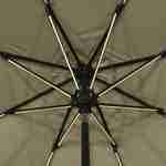 Hélios, achthoekig ø270cm LED parasol Photo4