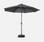 Parasol, sombrilla central, Gris, 270cm | Helios