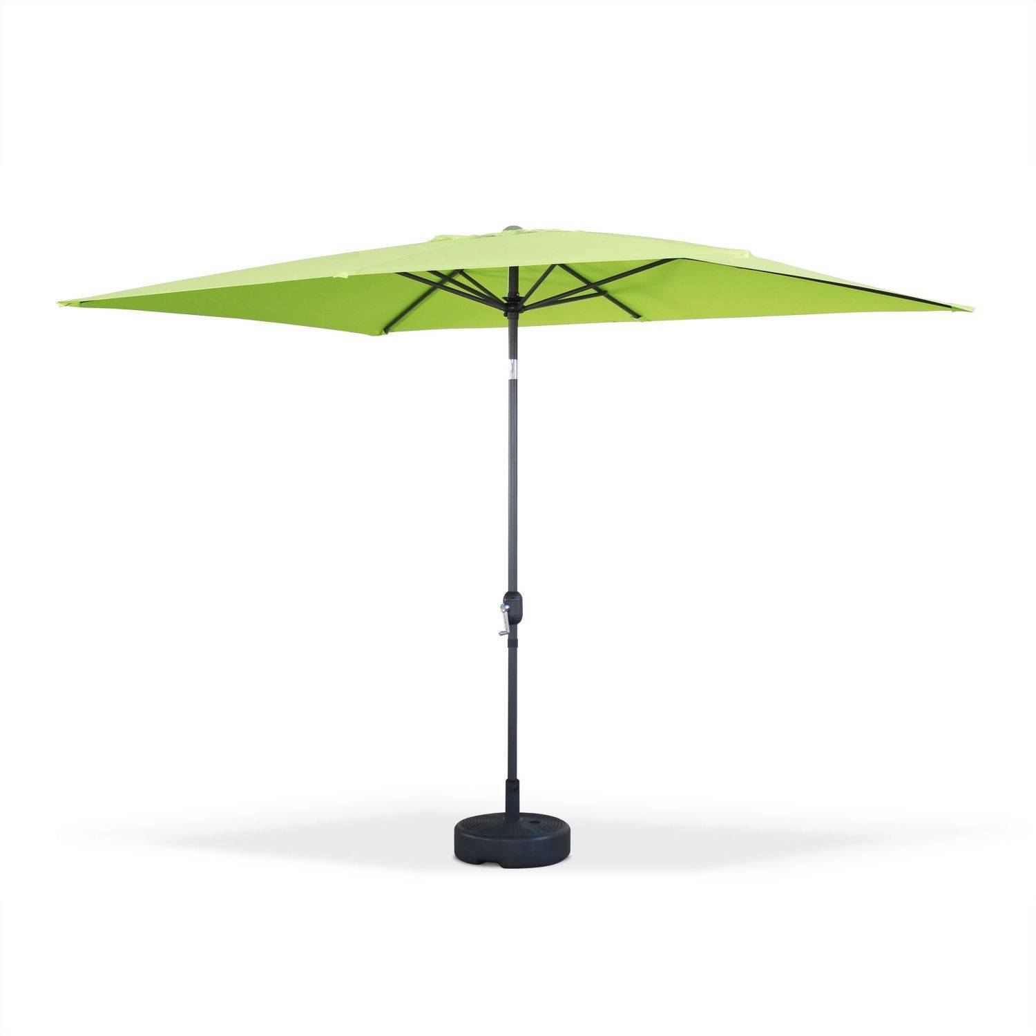 Touquet, rechthoekige parasol 2x3m met centrale mast Photo1