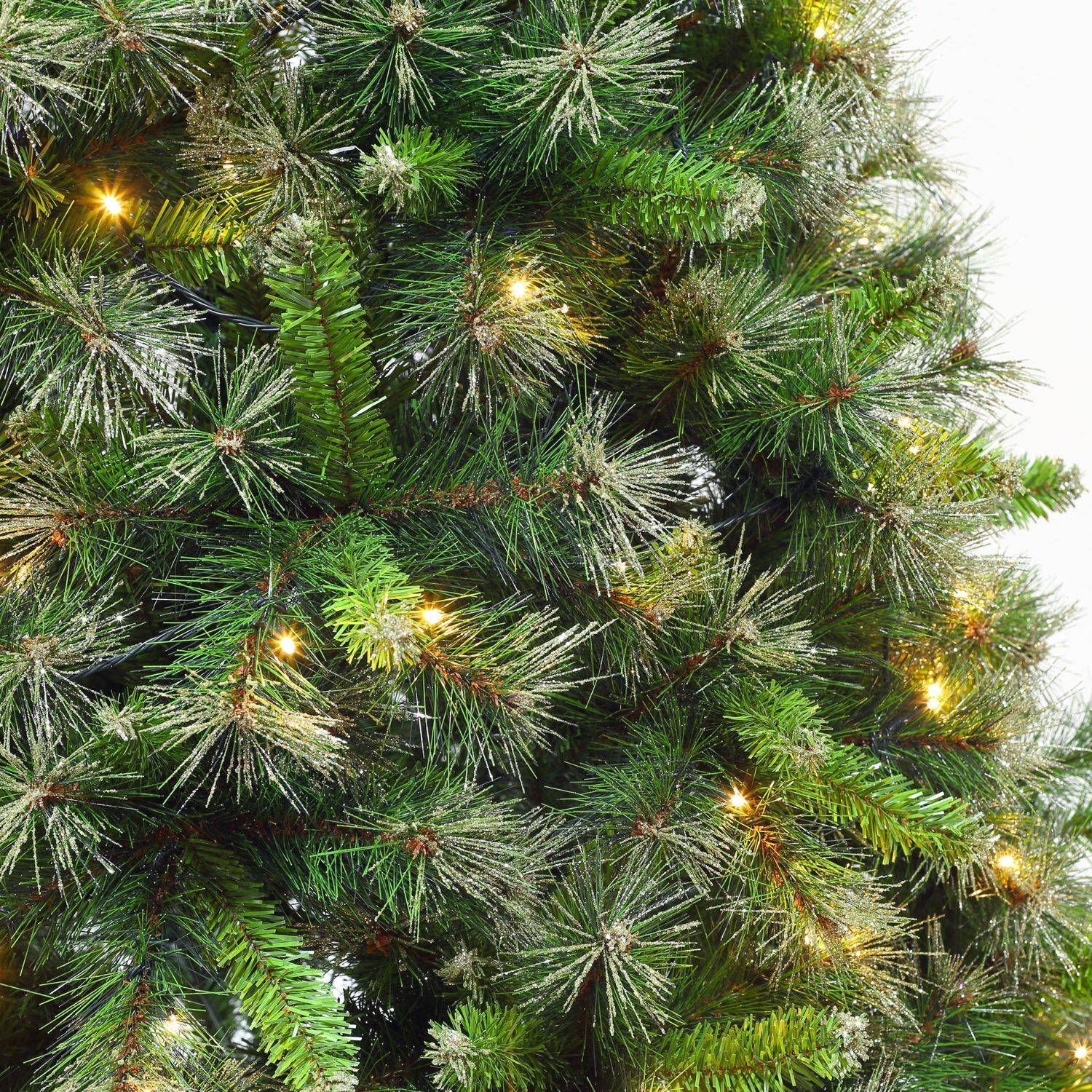 Árbol de Navidad artificial de lujo de 210 cm con luces de hadas y pie incluido - APOLO Photo2
