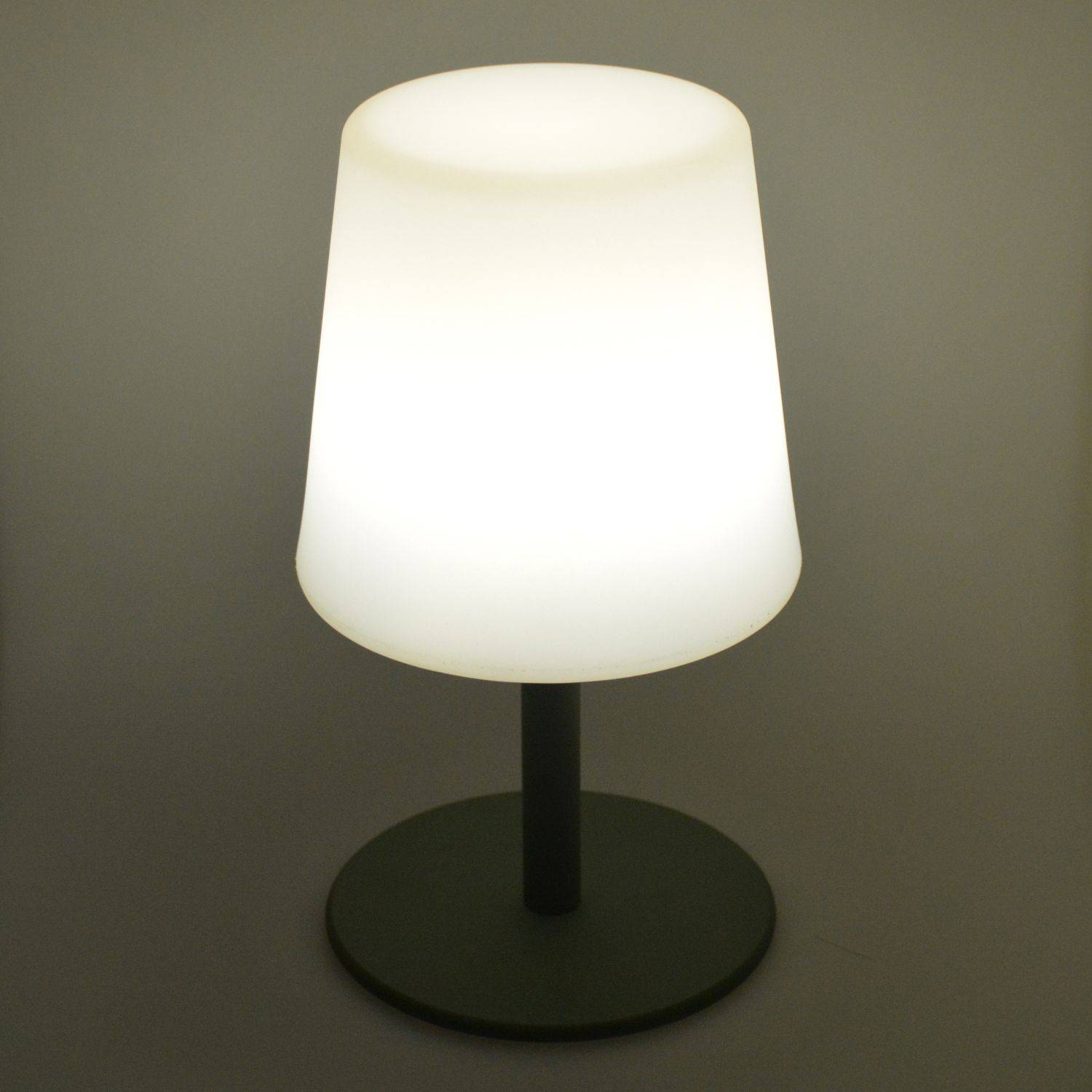 LAMPADA S COLOR - LED-tafellamp 28cm groengrijs - Heldere decoratieve tafellamp, Ø 16cm Photo5