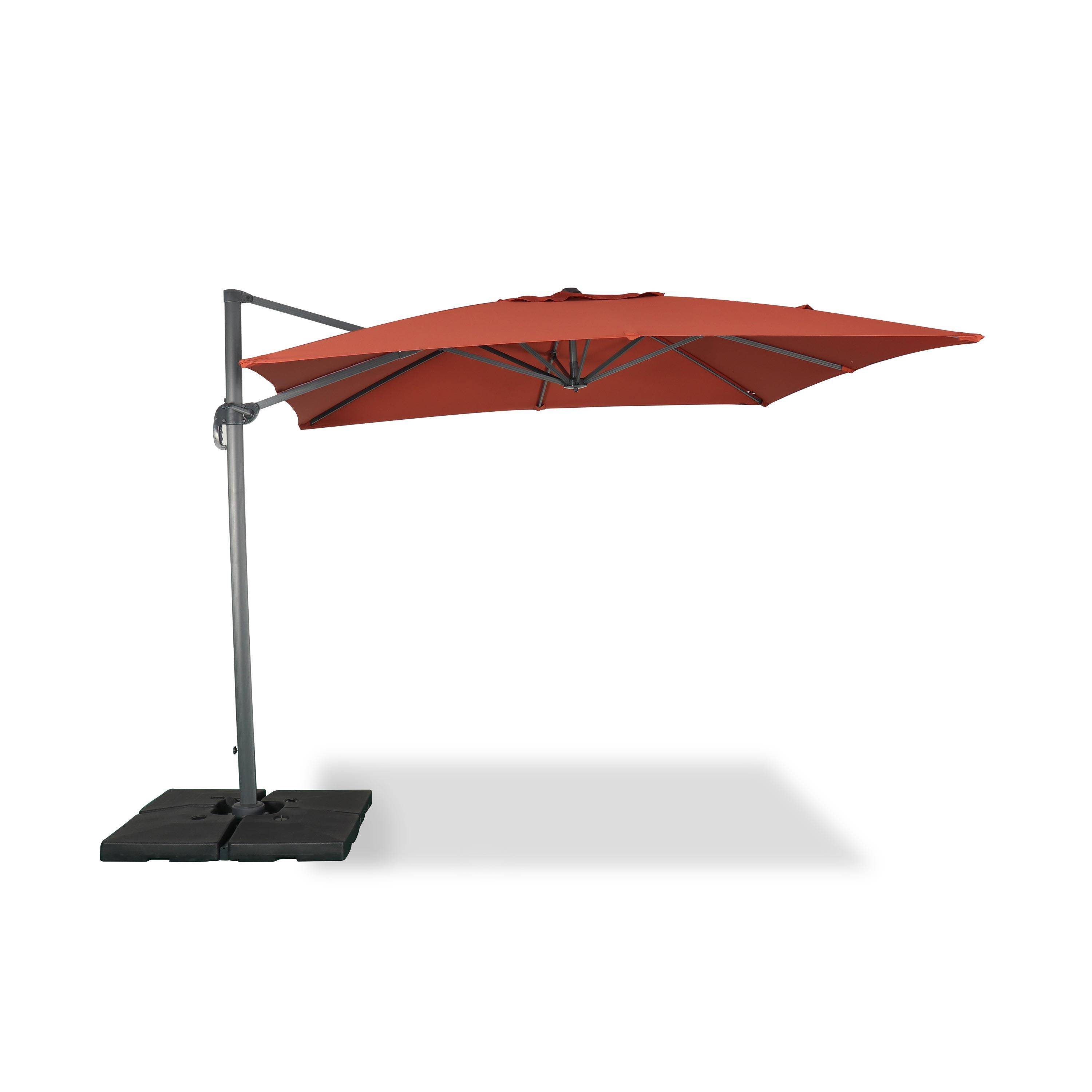 Falgos, parasol déporté carré 3x3m Photo1