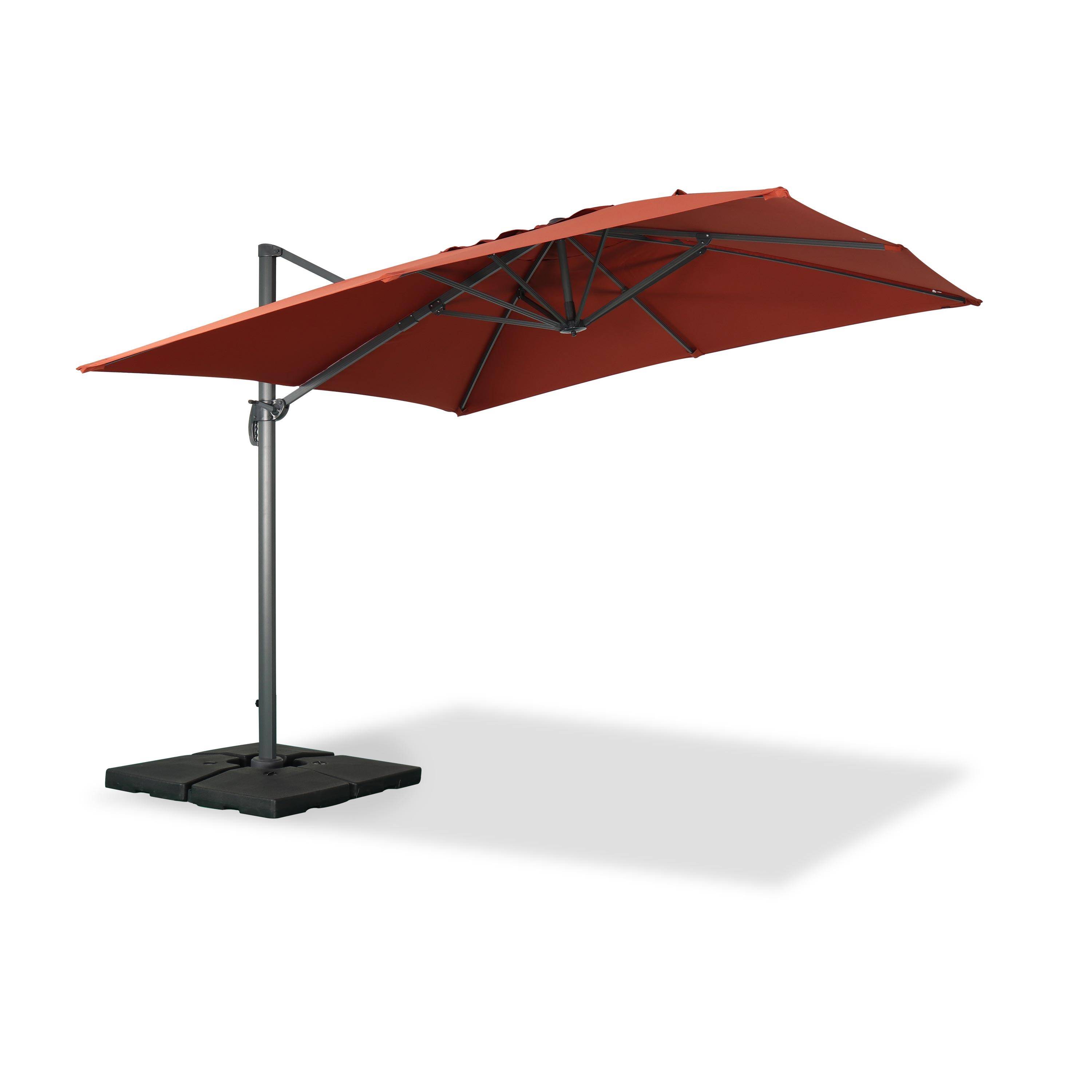 Falgos, parasol déporté carré 3x3m Photo2