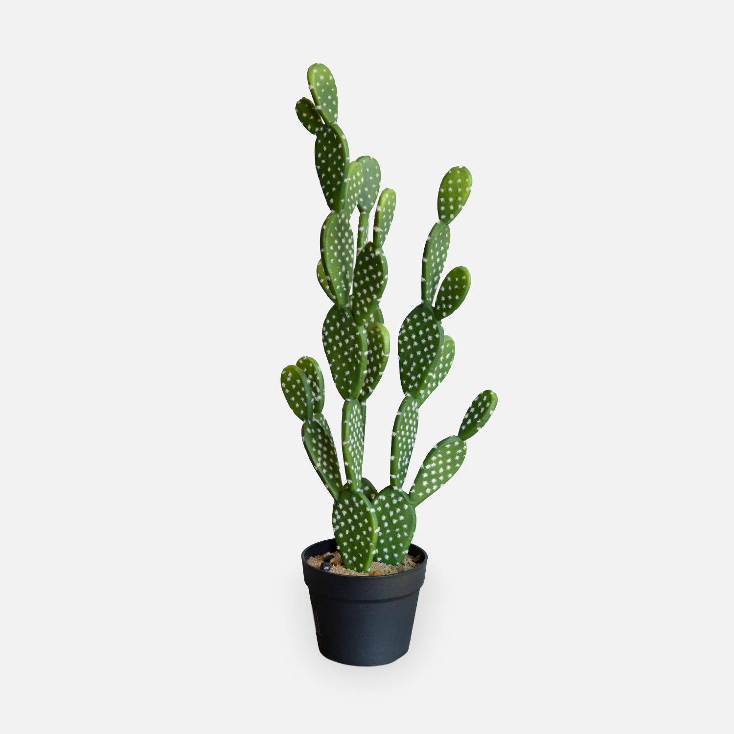 Planta artificial, cactus, interior, 72cm, musgo Photo2