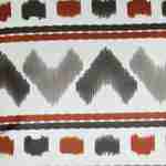 Collection ETHNIQUE - Lot de 2 coussins de décoration – 40 x 40 cm – Imprimé ethnique, déperlant, anti-UV et réversible   Photo3