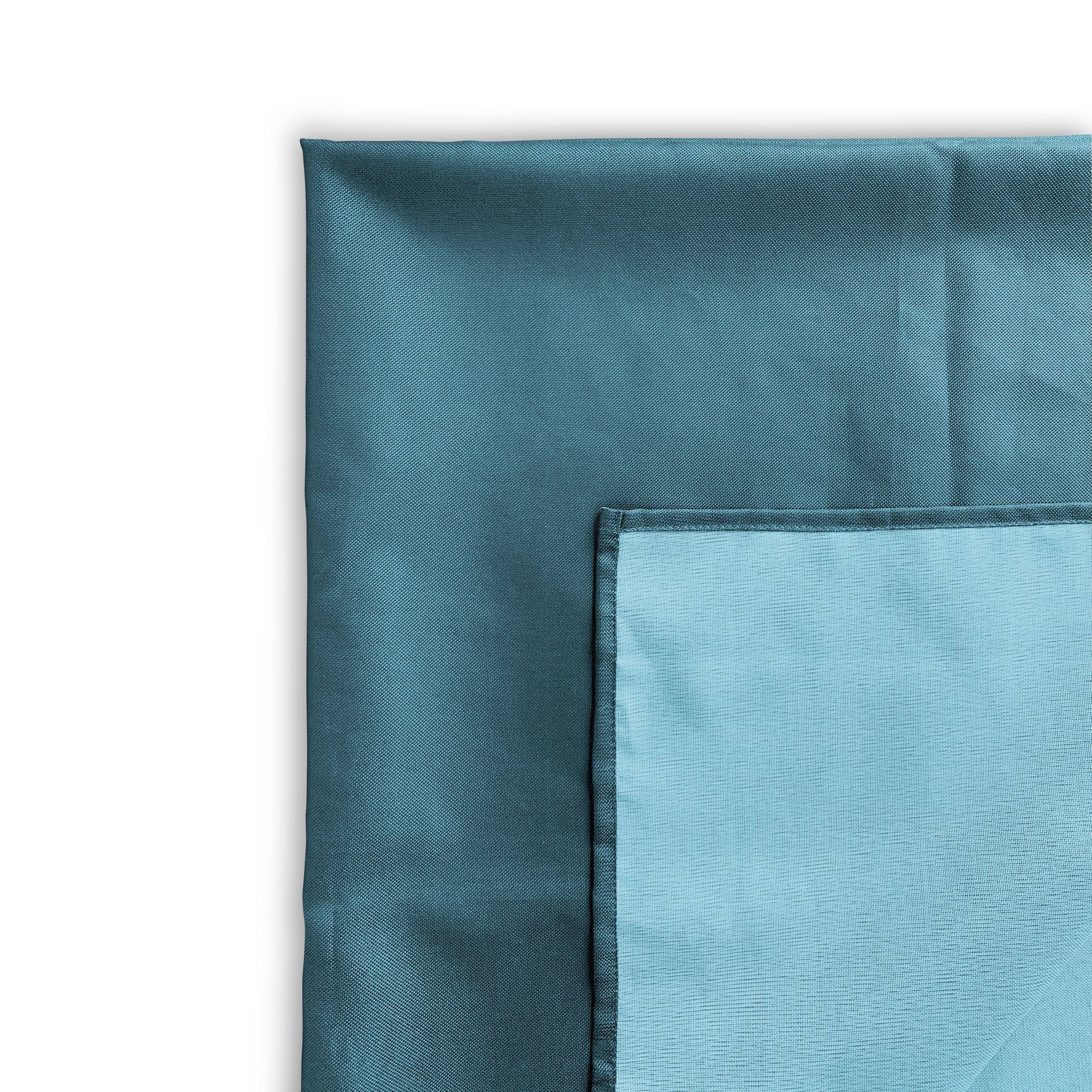 Kollection EXOTIQUE - Outdoor-Tischdecke 140 x 240 cm Entenblau, 100% Polyester, schützt den Tisch, UV-Schutz, sommerlicher Stil Photo3