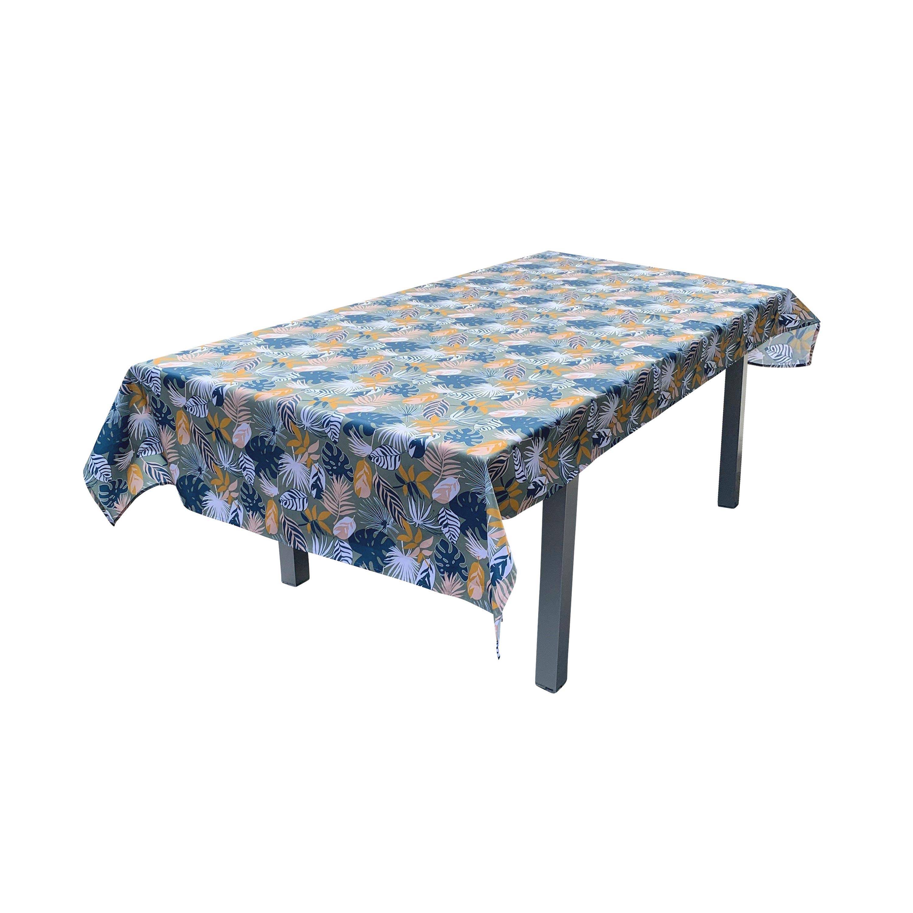 Kollektion EXOTIQUE - Outdoor-Tischdecke 140 x 240 cm exotisches Muster, 100% Polyester, schützt den Tisch, UV-Schutz, sommerlicher Stil Photo1