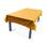 Outdoor-Tischdecke 140 x 240  cm Senffarben, 100% Polyester, schützt den Tisch, UV-Schutz, sommerlicher Stil