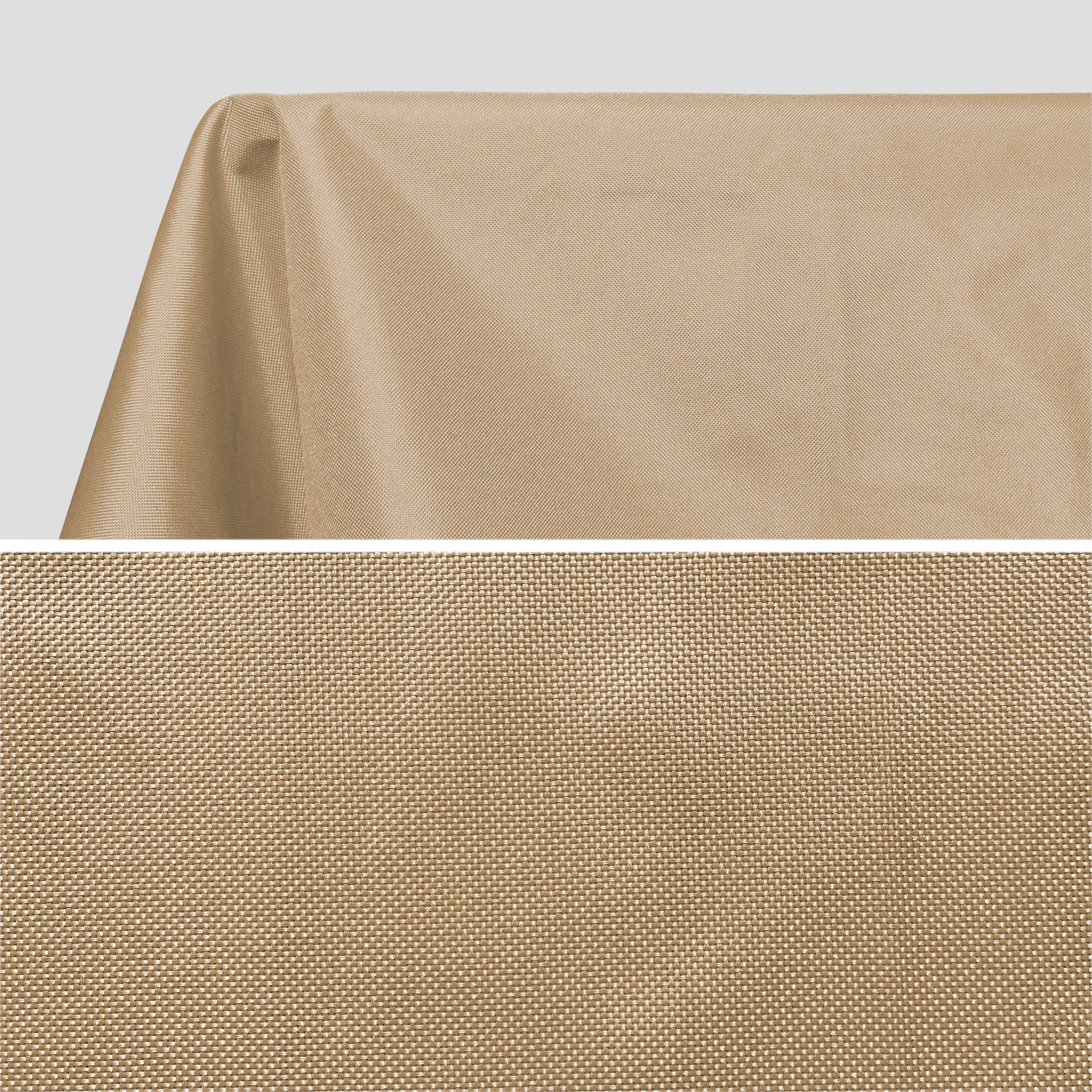 Nappe d’extérieur de 300 x 140 cm beige, 100% polyester, protège la table, protection UV, style estival Photo2