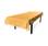 Toalha de mesa para exterior 300 x 140 cm mostarda, 100% poliéster, protege a mesa, proteção UV, estilo verão