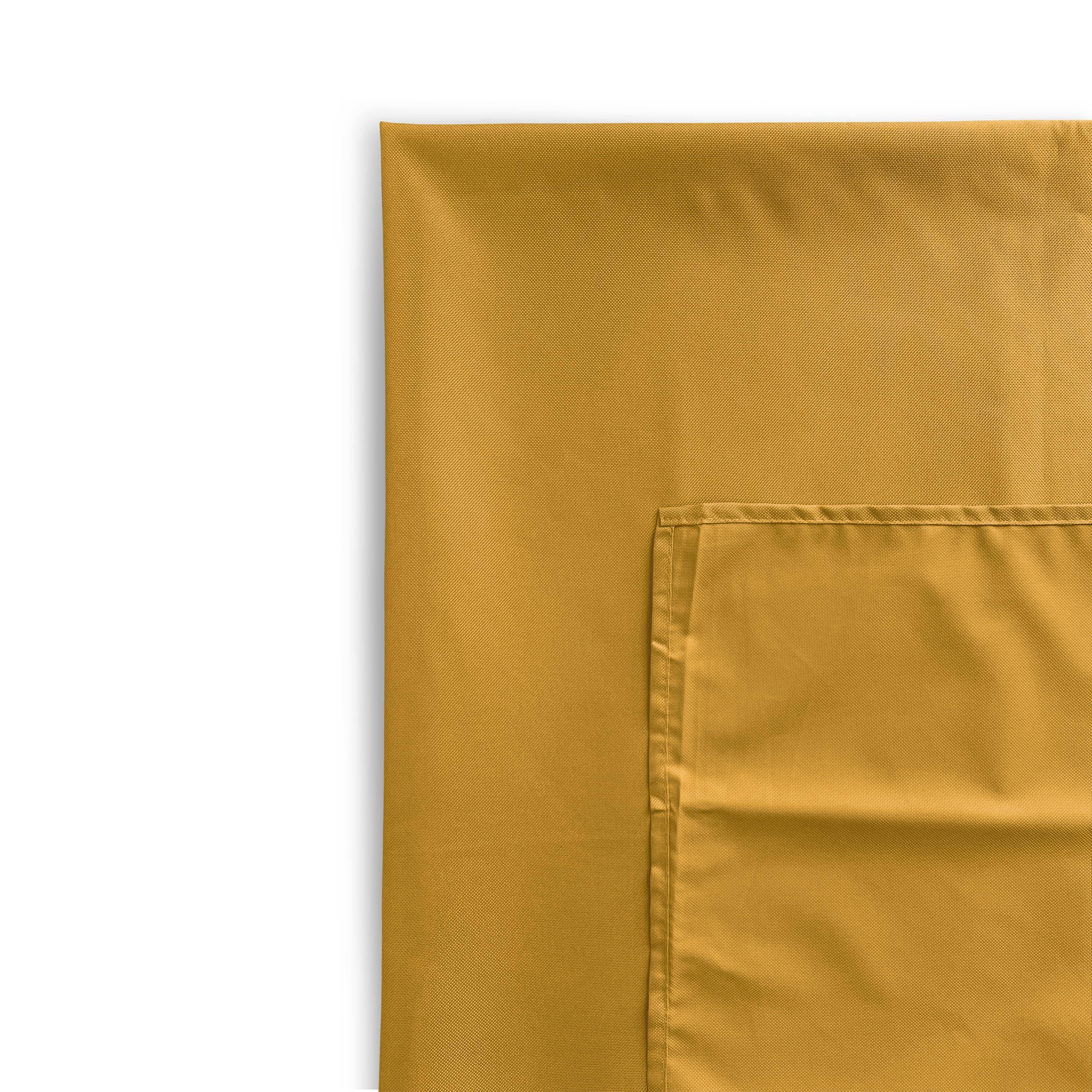 Collection HERITAGE - Nappe d’extérieur de 300 x 140 cm moutarde, 100% polyester, protège la table, protection UV, style estival Photo3