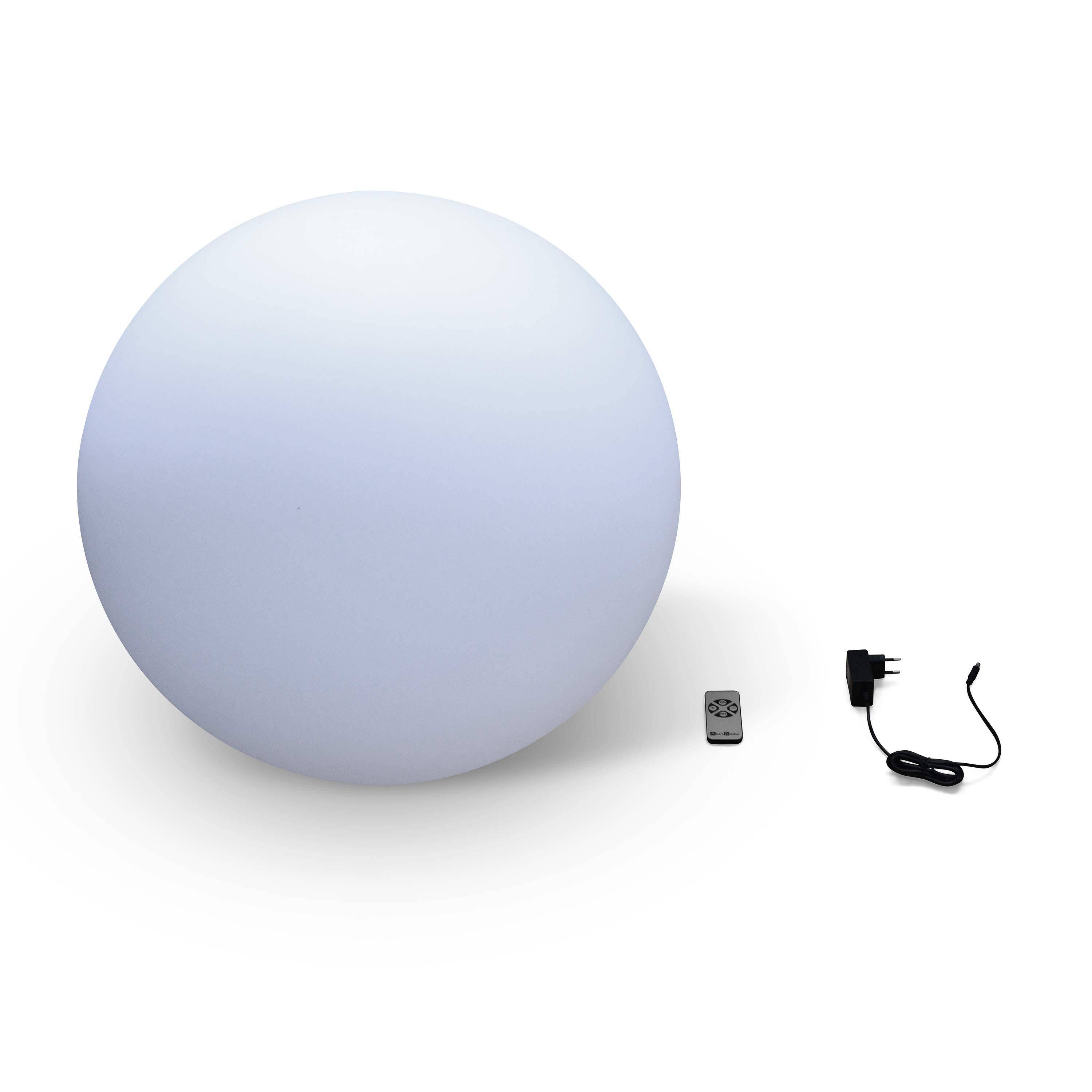 LED Bollamp 60cm – Decoratieve lichtbol, Ø60cm, warm wit, afstandsbediening Photo3