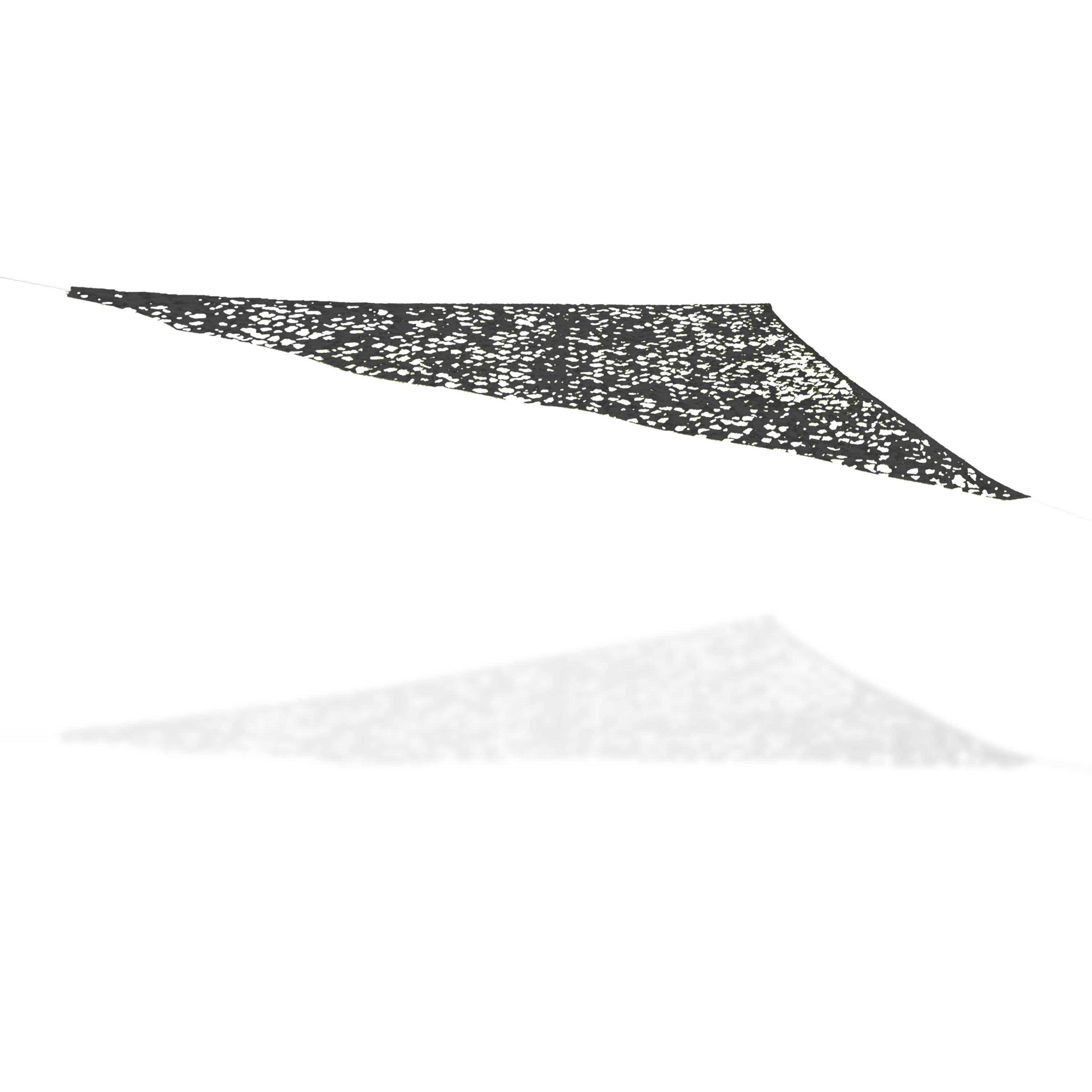 Voile d’ombrage en camouflage de 3.6 x 3.6 x 3.6 m, gris foncé Photo1