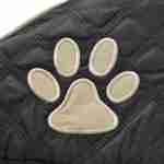 Corbeille en tissu matelassée noir et beige pour petit chien et chat, taille S  Photo4