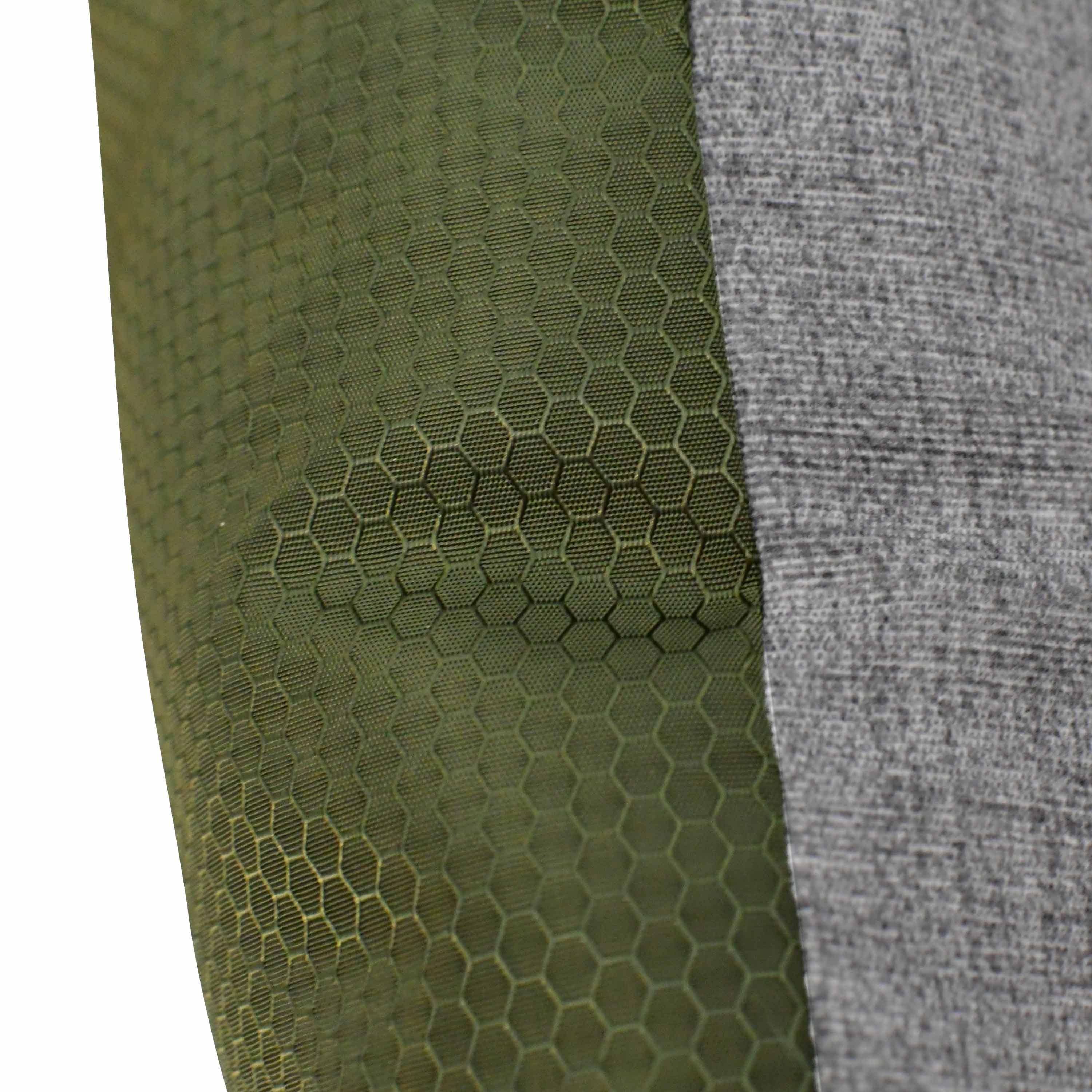 Coussin en coton et en polyester kaki et gris 85 x 70 cm de forme ovale pour chien moyen, taille M  Photo4