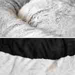 Coussin donut apaisant couleur grise 71 cm de diamètre pour chien moyen, taille M   Photo3