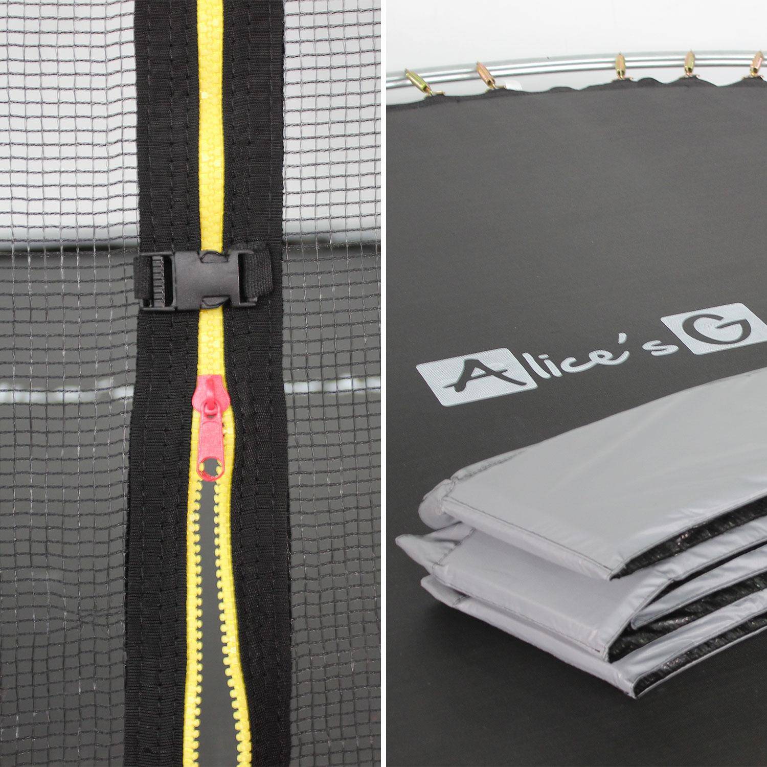 trampolim de 490 cm, cama elastica suporta até 100 kg (estrutura reforçada). Inclui: Rede de proteção - JUPITER Photo4