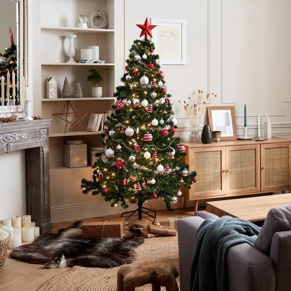 Árvore de Natal artificial com kit de decoração 180cm - Ottawa