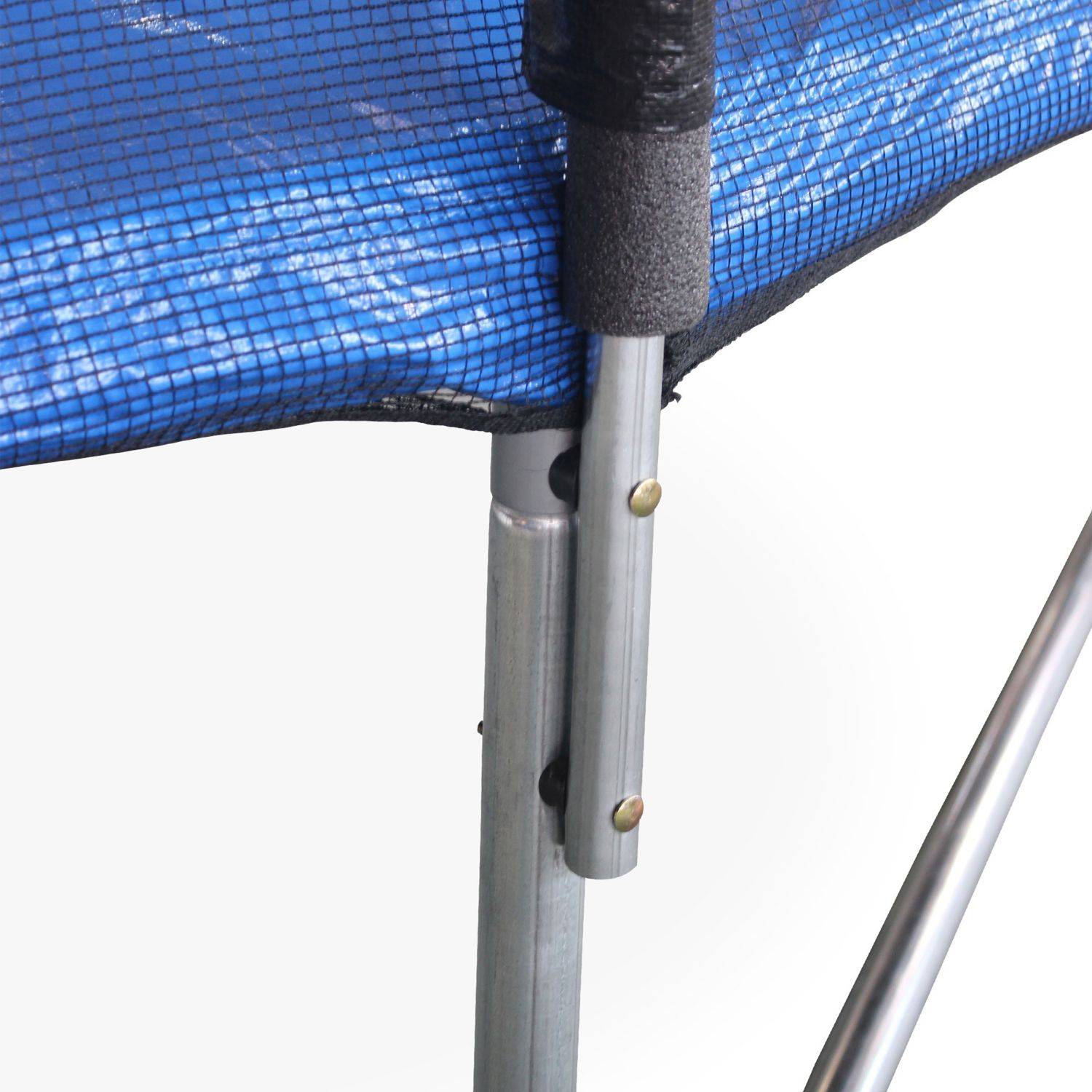 Trampoline rond Ø 400cm bleu avec son filet de protection - Mercure - Trampoline de jardin 400 cm 4m| Qualité PRO. | Normes EU Photo3