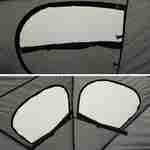 Carpa para cama elástica Ø250cm (red interior y exterior) poliéster, tratamiento UV, 2 puertas, 4 ventanas y bolsa de transporte Photo5