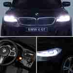 BMW 6er GT Gran Turismo Schwarz, elektrisches Kinderauto 12V 4 Ah, 1 Sitz, mit Radio und Fernbedienung |Alice's Garden Photo6