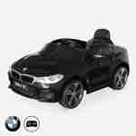 BMW GT6 Gran Turismo noire, voiture électrique 12V, 1 place, cabriolet pour enfants avec autoradio et télécommande Photo1