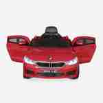 BMW GT6 Gran Turismo rojo, coche eléctrico 12V, 1 plaza, descapotable para niños con autorradio y mando a distancia Photo4